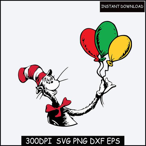 The Original Dr. Seuss Hat SVG, Dr Seuss Face SVG, Cat in the Hat svg, striped hat svg, dr seuss cut file, dr seuss cricut file.jpg