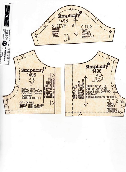 Simplicity 5670 Sewing for Dummies 18 Doll Clothes Sewing Pattern