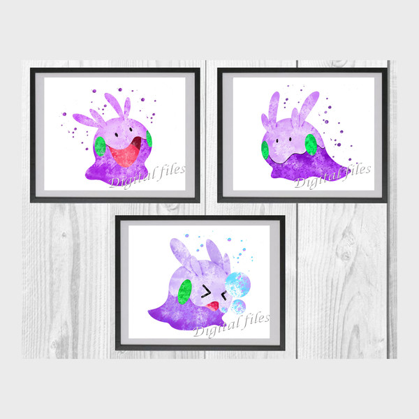 Pokemons evolution Eevee Set Art Print Digital Files decor n - Inspire  Uplift