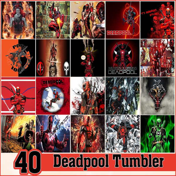 Deadpool Tumbler, Deadpool PNG, Tumbler design, Digital download.jpg