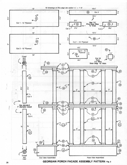 Doll House (version 1) Drawing by Electra Costa