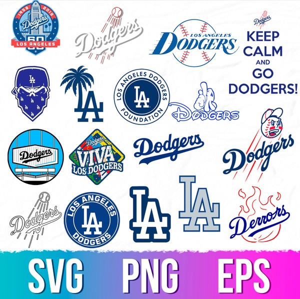 Los Angeles Dodgers SVG Files - Dodgers Logo SVG - Dodgers PNG Logo, MLB  Logo