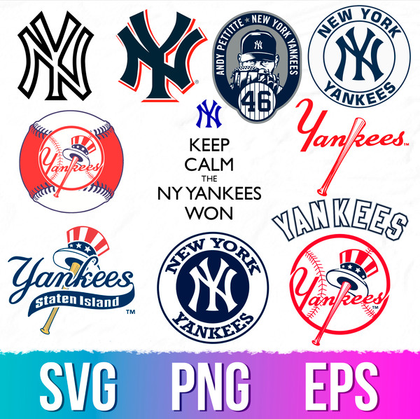 New York Yankees logo, New York Yankees svg, Yankees eps, Ya