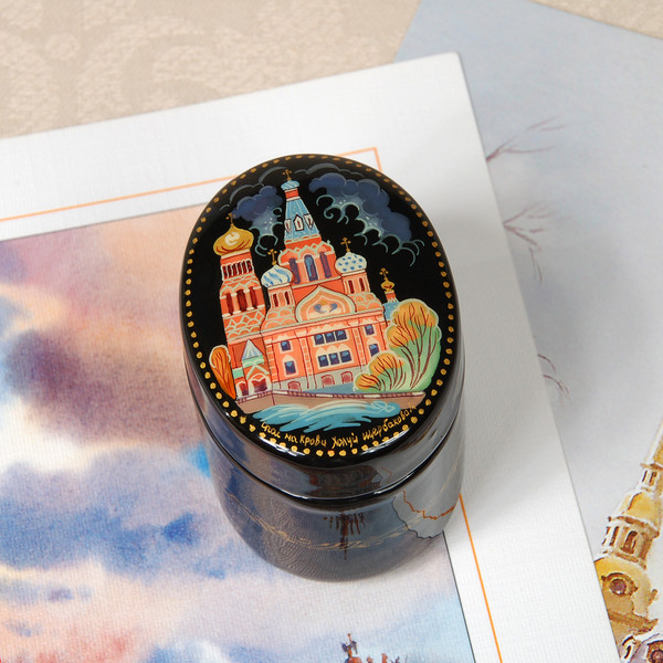 St Petersburg lacquer box