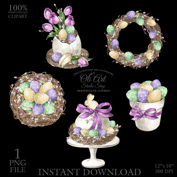 Watercolor Easter clipart_2.JPG