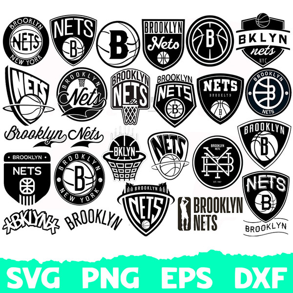 Peace love Brooklyn Nets svg, Brooklyn Nets fan svg, Brooklyn Nets  Basketball svg, Logo NBA team svg, Sports SVG PNG EPS DXF Cricut File  Silhouette Art 
