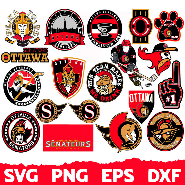 NHL Ottawa Senators, Ottawa Senators SVG Vector, Ottawa Senators