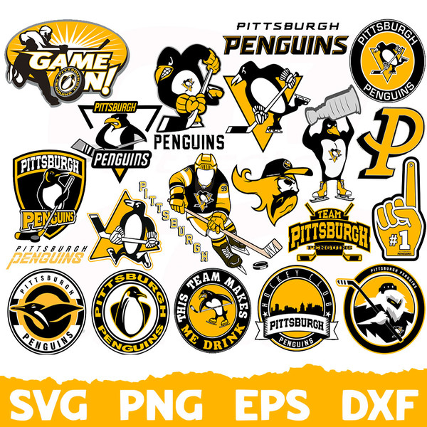 NHL Pittsburgh Penguins, Pittsburgh Penguins SVG Vector