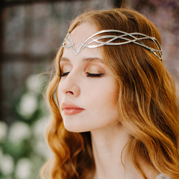 Wedding diadem Bridal Elven Tiara Elf Leaf Crown bridal hair - Inspire  Uplift