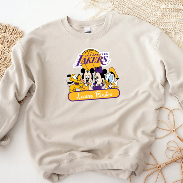 NBA Mickey Babies Los Angeles Lakers SVG, Disney svg, NBA SV - Inspire  Uplift