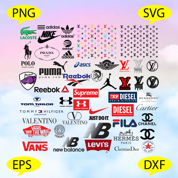 Louis Vuitton Bundle Svg, LV Logo Svg, LV Svg, LV Clipart - 8 File