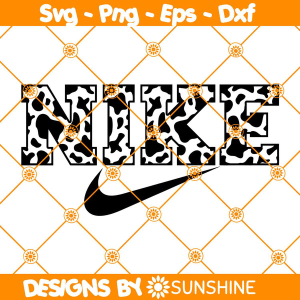 Nike Animal Print Logo SVG, Nike SVG, Nike Logo SVG, PNG, DXF, EPS, JPG, Cut Files, Cricut