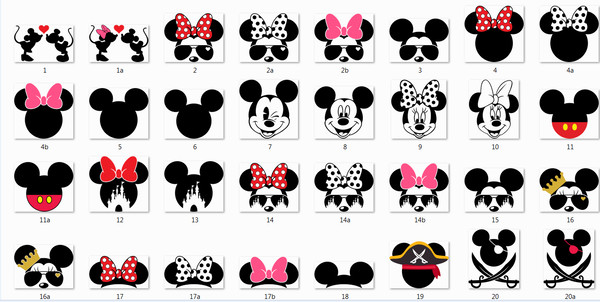 Disney Mickey Mouse svg bundle, Mickey Mouse clubhouse svg, - Inspire Uplift