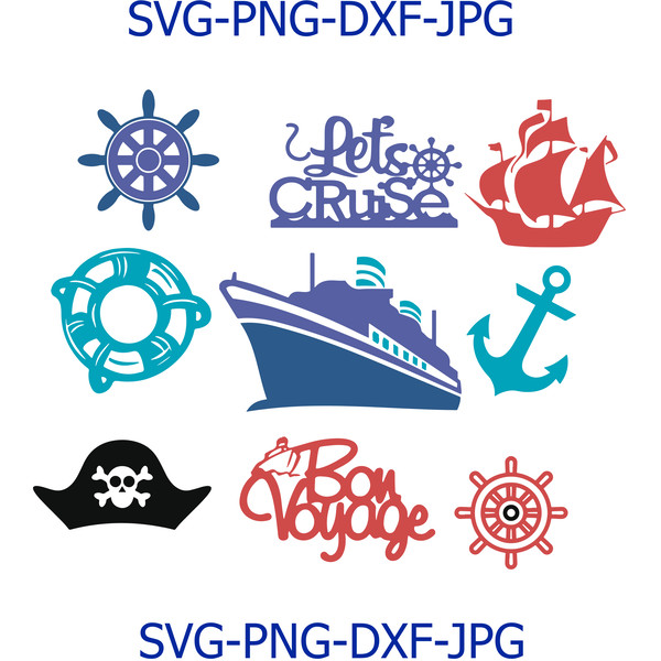 Cruise Ship Svg Files, Cruise Clipart, Cruise Boat Svg, Crui - Inspire ...