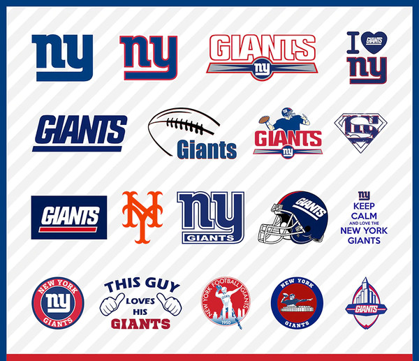 New York Giants Logo PNG Transparent & SVG Vector - Freebie Supply