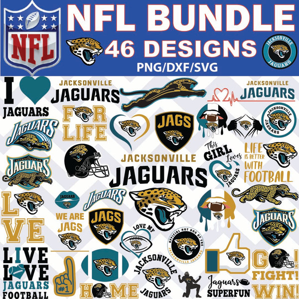 Jacksonville Jaguars Svg Bundle, Jacksonville Jaguars svg, - Inspire Uplift
