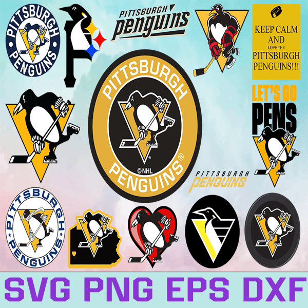 Pittsburgh Penguins Hockey Team Svg, Pittsburgh Penguins Svg - Inspire  Uplift