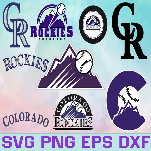 Colorado Rockies SVG • MLB Baseball Team T-shirt Design SVG Cut
