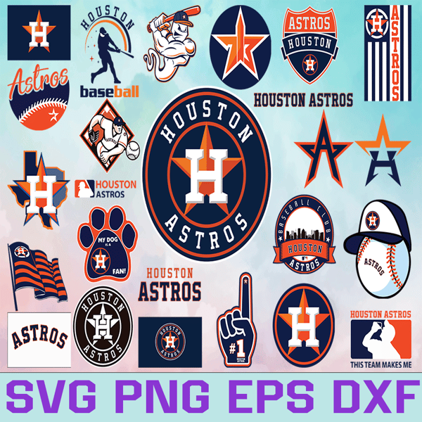 Go Astros SVG • MLB Baseball Team T-shirt Design SVG Cut Files