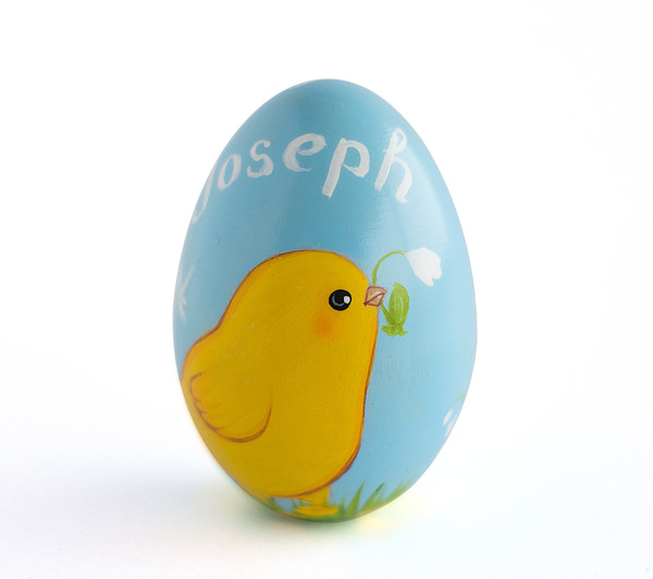 Personalized Wooden Eggs