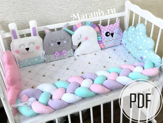 DIY Crib Bumper Tutorial under $11.00! 