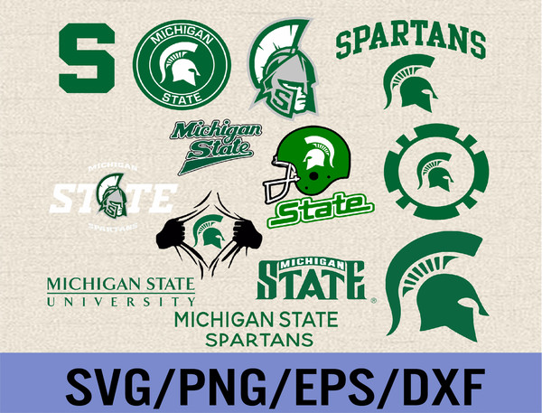 michigan state spartans logo vector