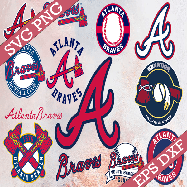 Atlanta Braves Chop On Logo PNG Vector (SVG) Free Download