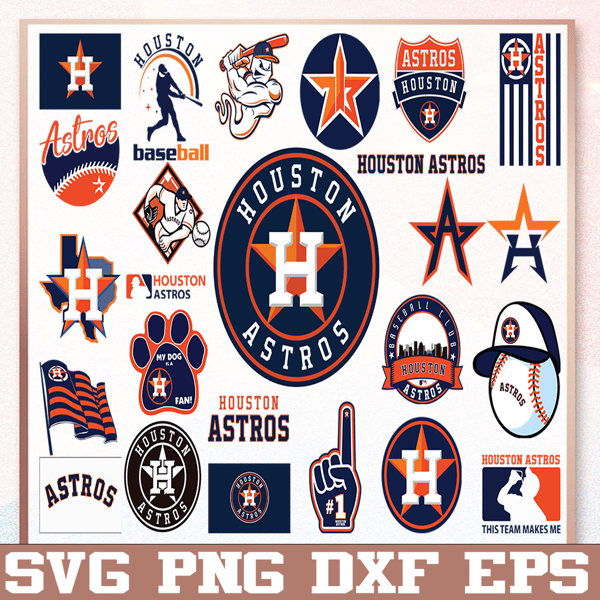 Bundle 25 Files Houston Astros Baseball Team svg , Houston A - Inspire  Uplift