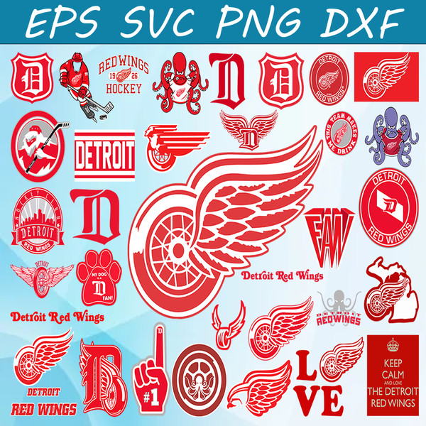 detroit red wings d logo