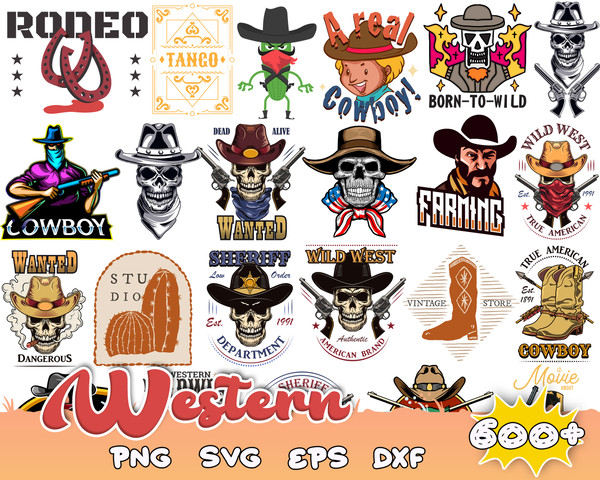 600 Western svg bundle, Western svg,Country Svg,Cowboy Svg,farm svg,Western cut file SVG, Western png.jpg
