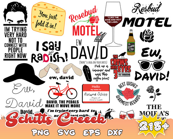 Ew david svg bundle, schitts creek svg, ew david png, Svg for cricut, layered files, schitts creek vector, Instant Download.jpg