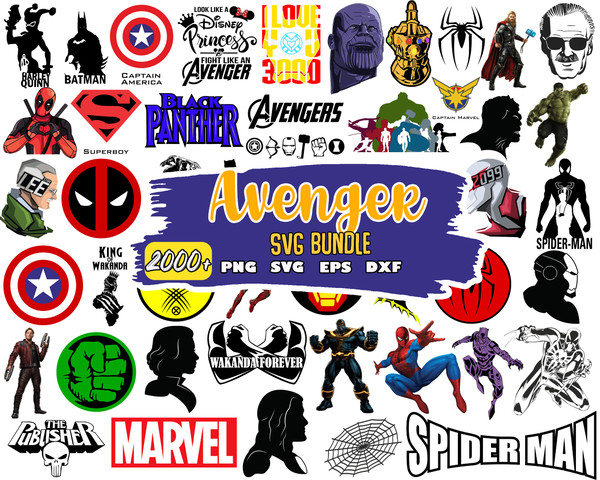 Superhero svg, Avengers Svg Bundle, Avengers Svg, Cricut, Cut Files, Layered Digital Vector File, Layered Files.jpg