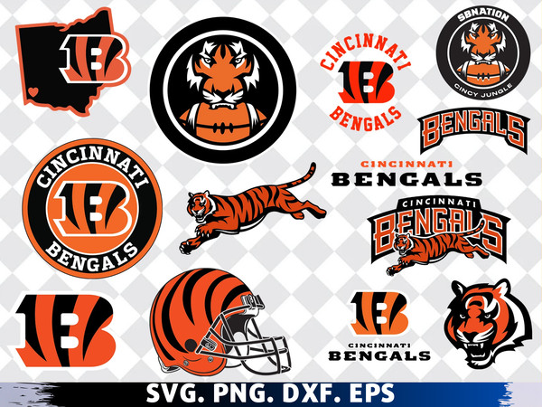 Digital Download, Cincinnati Bengals logo, Cincinnati Bengal - Inspire ...