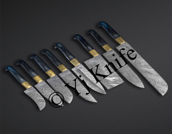 Professional Chef Knives Sets Damascus Steel Knife Sets of 4 - Inspire  Uplift