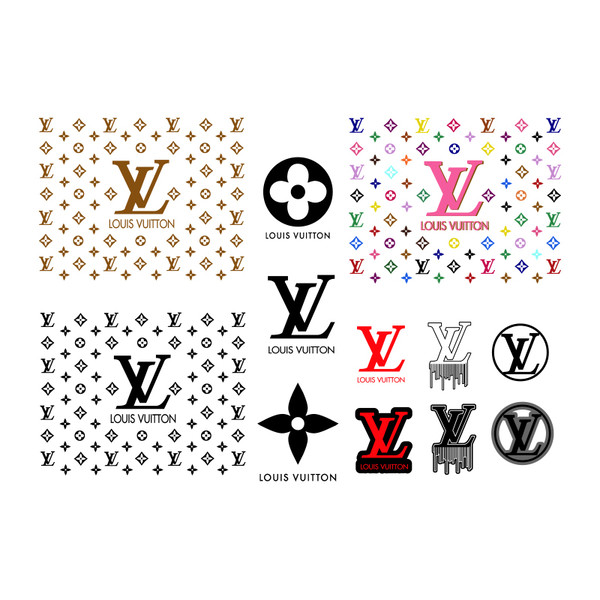 Louis Vuitton Svg, LV Bundle, Brand Logo Svg, Louis Vuitton