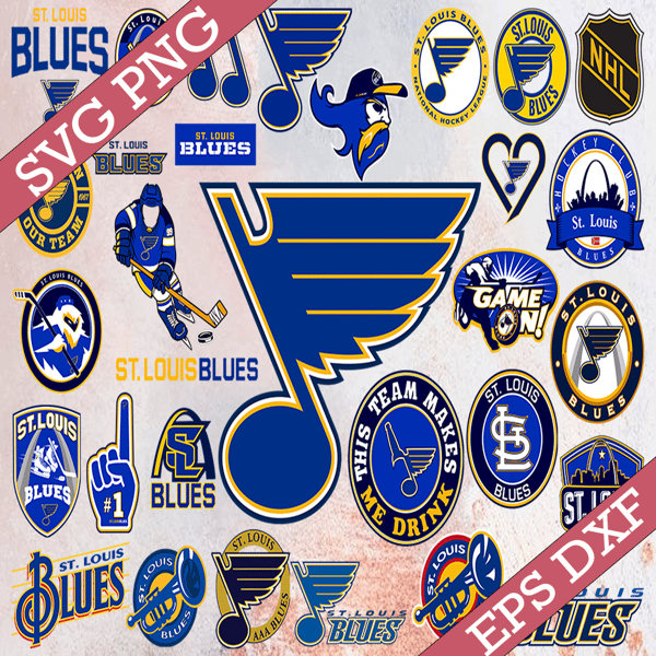 NHL St. Louis Blues, St. Louis Blues SVG Vector, St. Louis Blues