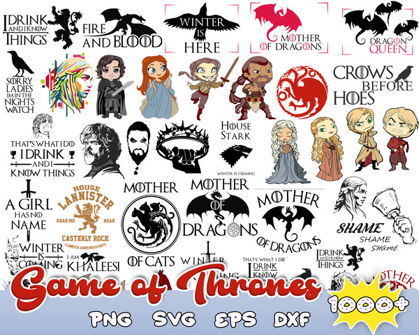 Game Of Thrones Svg Png Pdf Vector, Game Of Thrones Cut File, Game Of Thrones Cricut File, Movie Svg Png Pdg Vector.jpg