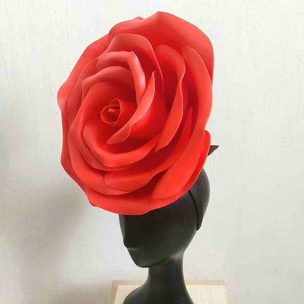 Large red Rose headband Kentucky Derby Hat (5).jpeg