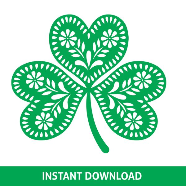 Mandala Clover Svg St Patricks Day Shamrock Cut Files Inspire Uplift