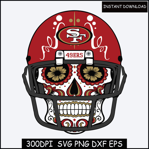 49ers Lips SVG,EPS & PNG Files - Digital Download files for Cricut