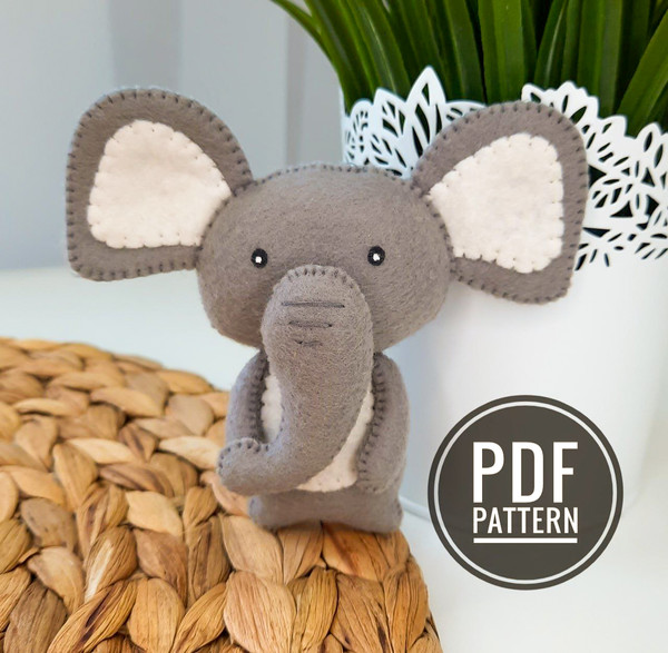 homemade felt animal patterns