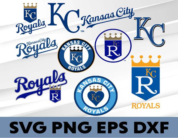 Kansas City Royals Bundle SVG PNG DXF EPS