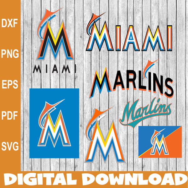 Miami Marlins Svg, Baseball Clipart, MLB svg, Clipart, Insta - Inspire  Uplift