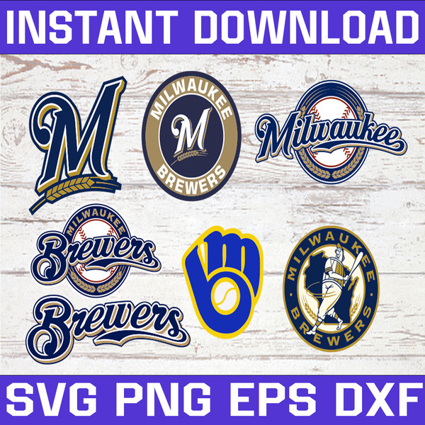 Milwaukee Brewers SVG, MLB Team SVG, Baseball Team SVG - Inspire Uplift