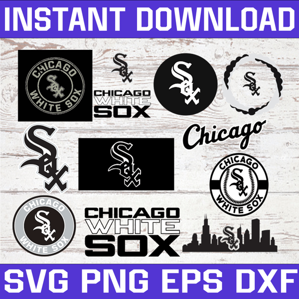Chicago White Sox logo SVG, Chicago White Sox Team SVG