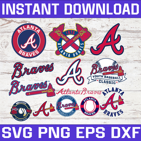 Atlanta Braves svg, Atlanta Braves bundle baseball Teams Svg, Atlanta  Braves MLB Teams svg, png, dxf