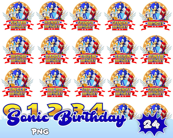 Sonic Portal Cake Topper Sonic Party Decor Sonic Birthday 