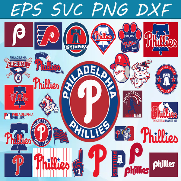 350 file Philadelphia Phillies svg, Digital Download - Inspire Uplift