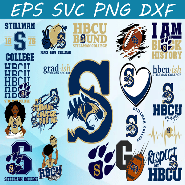 Bundle 20 Files Stillman College Football Team Svg, Stillman Inspire