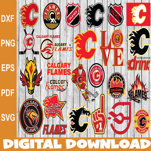 Calgary Flames Logo PNG Transparent & SVG Vector - Freebie Supply
